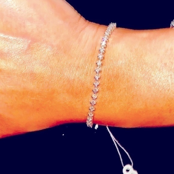Super SALE Dimond Tennis Bracelet NEW stylish beautiful!perfect for the gift - Picture 5 of 9